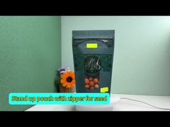 Premium Folie ausgekleidet Fenster Custom Stand Up Tasche Verpackung für Süßigkeiten Kaugummi Lebensmittelverpackung