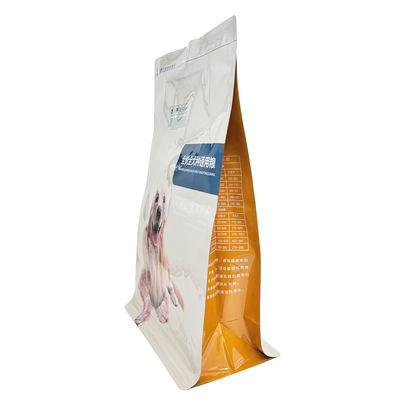 kaufen 2.5kg benutzerdefinierte Druckfolie mit Flachboden für Haustiere Hunde Katze Leckerbissen Essen Tasche wieder verschließbares Haustier Hunde Stehen Tasche mit Reißverschluss online manufacture
