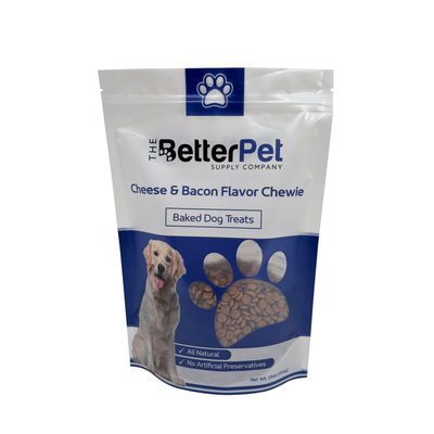 kaufen 16oz Kunststoff-Recycling-Hund-Treats kundenspezifische Hundefuttertüten mit Reißverschluss und Fenster online manufacture