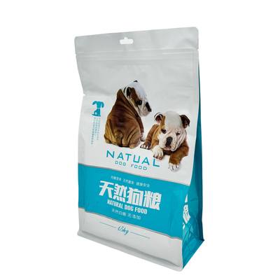 kaufen Custom Leere Kiste Boden wiederverschließbar Ziplock 50 Lb Tasche mit trockenen Katzenfutter mit Hangloch online manufacture
