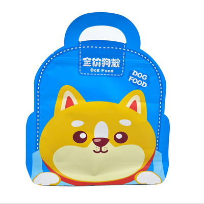 kaufen Süße blaue Schultasche Flachboden große Tasche Katzenfutter Leckerbissen Verpackung mit Griff und Reißverschluss online manufacture