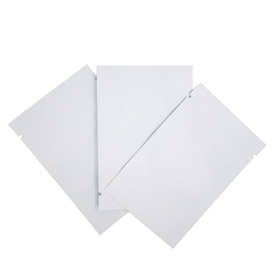 kaufen Aluminiumfolie mit Flachverschluss 3 Seiten Verschluss Vakuumverschluss Matte Weiß Mylar Taschen Tasche für Lebensmittel, Snacks, Zubehör Verpackung online manufacture