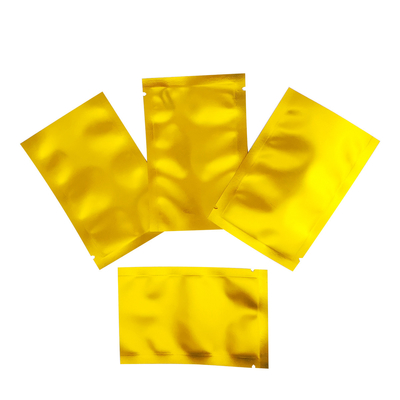 kaufen 8cm x 12cm Premium glänzende metallische Gold Mylar Folie offene Top Tasche für Pulver Gewürze Snack Lebensmittel-Speicher Taschen online manufacture