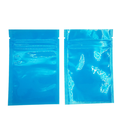 kaufen Transluzente blaue, flache Wärmesiegel Taschen, wieder verschließbare Reißverschlussbeutel für Lebensmittel, Snacks, Süßigkeiten, Cookies Verpackung online manufacture