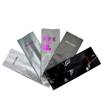 kaufen Grau-Silberfarbe Seitengusset Verpackung Luftdicht Lichtfest Metall Mylar Rückversiegelung Grüntee Verpackungstüten online manufacture