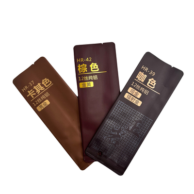 kaufen Braune Farbe Geruchsfeste Lichtfeste Matte reine Aluminiumfolie Liner Seitengusset Lockerblatt-Teebeutel für Tee online manufacture