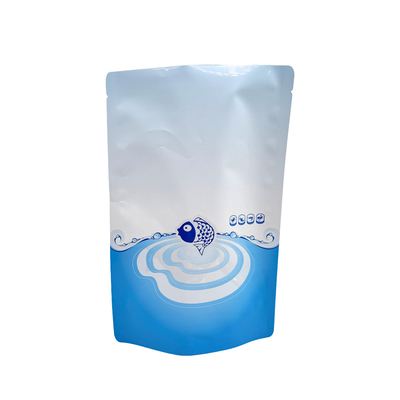kaufen 120 Mikronen Folie Beschichtung Blaue Lebensmittel Custom Stand-up Taschen für frische und schmackhafte Lebensmittelverpackungen online manufacture
