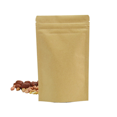kaufen Kompostierbare Stehbeutel biologisch abbaubare Kraftpapiertüten mit wieder verschließbarem Reißverschluss für Snacks Süßigkeiten Verpackung online manufacture