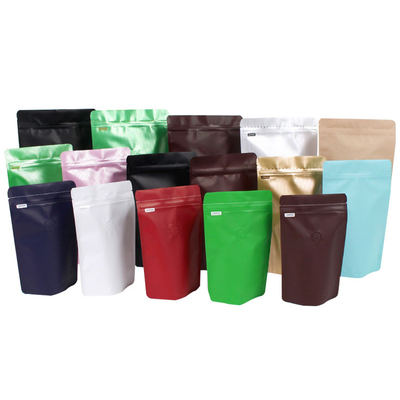 kaufen Luftdichte, frisch haltbare, wieder verschließbare, mit Aluminiumfolie ausgekleidete Kaffeebeutel mit Entgasventil online manufacture
