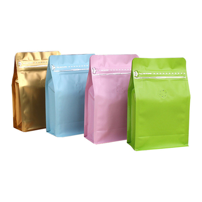 kaufen Anpassbares Zip/Wärmesiegel Farbiges Drucken Quadratischer Boden Kaffeebeutel online manufacture