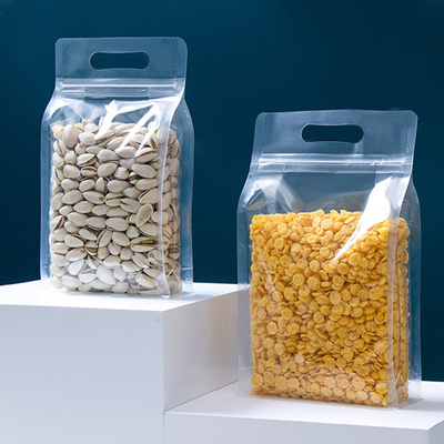 kaufen Transparente und feuchtigkeitssichere Verpackungstüten mit Reißverschluss für Lebensmittellager online manufacture