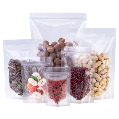 kaufen Kristallklare wiederverwendbare Reißverschlussstücke 100 MIC für Lebensmittel Snackverpackungen online manufacture