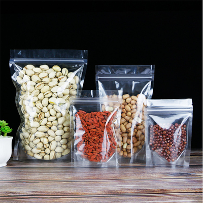 kaufen 4x6 Zoll feuchtigkeitsdichte Plastik-transparente klare Stehbeutel mit Reißverschluss für Trockenfrüchte, Süßigkeiten, Cookie-Lebensmittelverpackungen online manufacture
