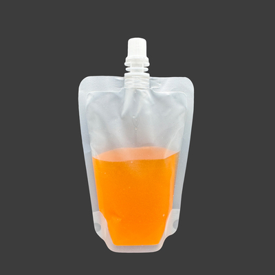 Plastikmatte Durchsichtige Stehen BPA-freie Sprudel Tasche für Milchsaft Kaffee