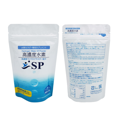 Hochbarriere Aluminium-Laminatfolie Stehbeutel für die Lagerung Wasserstoff-reiche Wasserverpackung