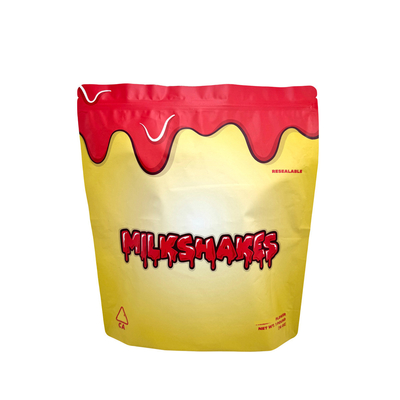 Hohe Barriere 1lb Folie Laminate Stand-up Tasche mit Reißverschluss für Süßigkeiten Kaugummi Cookie Lebensmittelverpackung