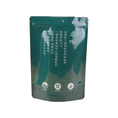 Kunststoff-Laminat-Aluminiumfolie Aufstellbeutel für loses Blatt-Tee-Blumentee Grüner Tee Rottee Verpackung